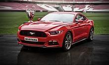 Ford Mustang im Lissaboner Stadion.  Foto:     Auto-Medienportal.Net/Ford 